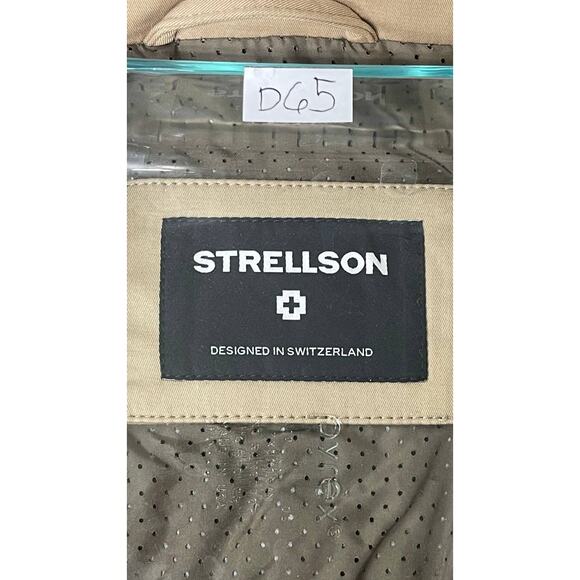 Strellson Finchley Summer Short Coat Beige Sz 52 Finest Cotton Stretch Quiet Lux - Picture 12 of 16